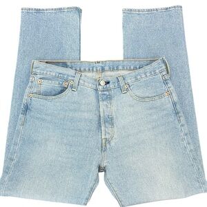Levi's Button Fly Straight‎ Leg Selvage Denim Jeans W33